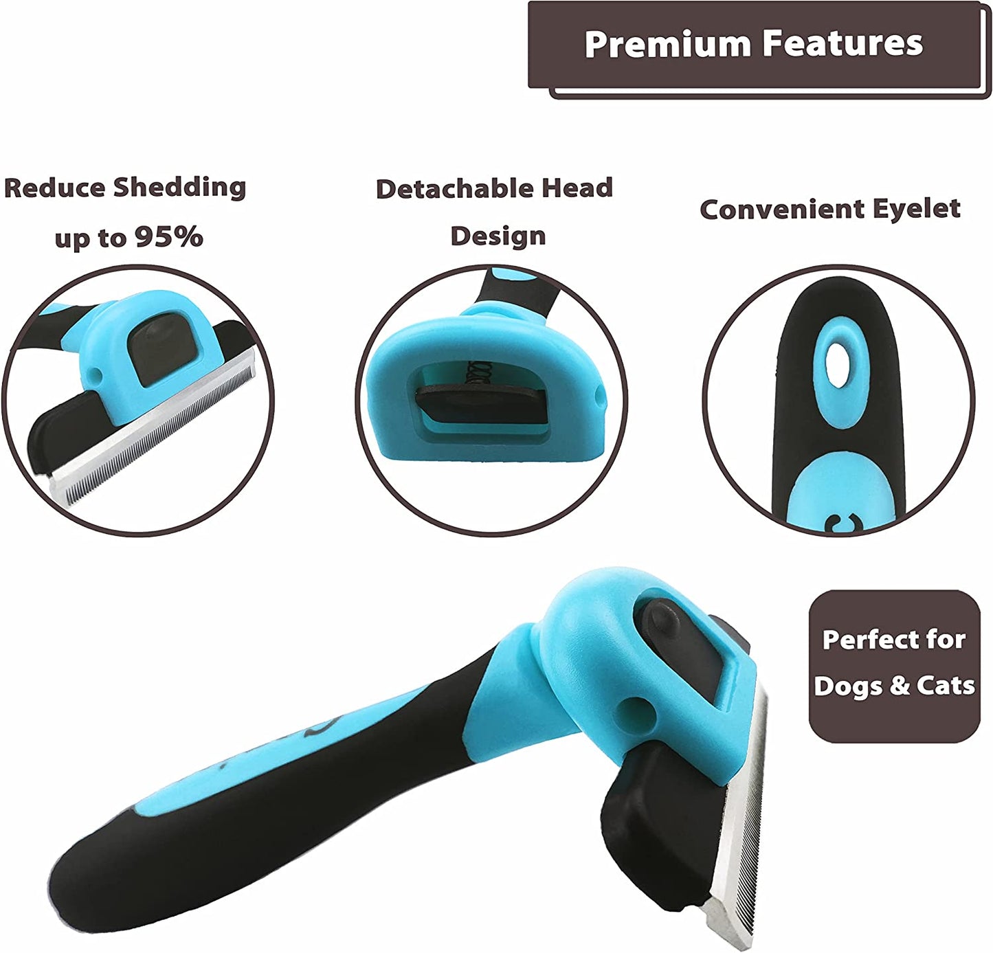 Sheddara - Lux Professional Pet De Shedding Comb Tool
